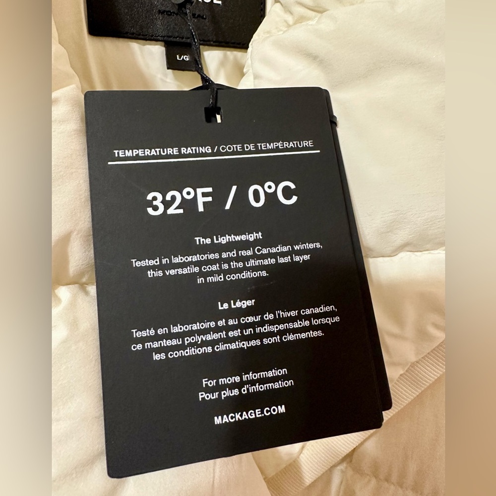 Mackage Quilted Down Wrap Coat w/ tags (new) - Picture 7 of 10